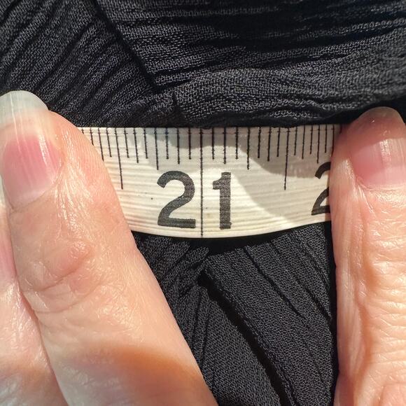 Style & co. Sheer Dress Large Embroidered Sequined Tunic Coverup Boho Whimsygoth - Picture 4 of 8